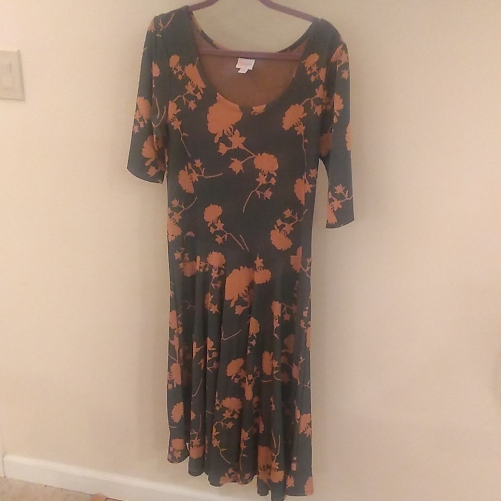 Like-new Plus-size 2XL Lularoe Nicole dress